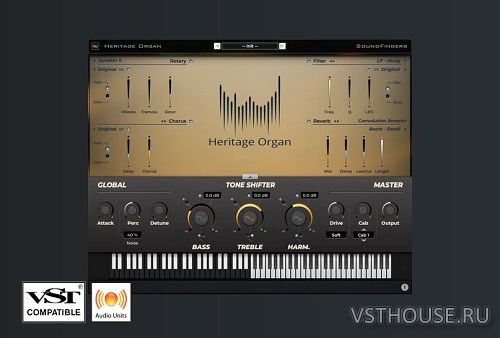 SoundFingers - Heritage Organ 2 v2.0.0 VSTi3, AU WIN.OSX x64