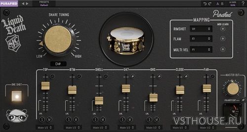 Purafied Audio - Liquid Death Snare v1.0.2 VST3, AAX, AU IN.OSX x64