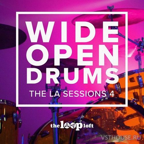 The Loop Loft - Wide Open Drums Popcorn Three (The la session 4) (WAV)