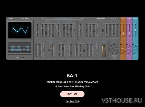 Baby Audio - BA-1 v1.0.0 SAL, VSTi, VST3i, AAX, AU WIN.OSX x86 x64