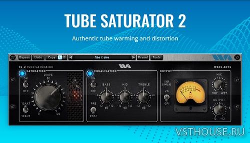 Wave Arts - Tube Saturator 2 v2.16 VST3, VST2, AAX x86, x64