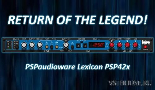 PSPaudioware - Lexicon PSP42x v2.0.0 VST, VST3, AAX x64 R2R