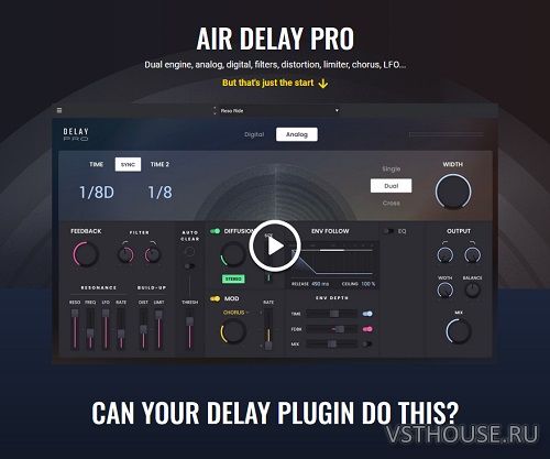 AIR Music Technology - AIR Delay Pro v1.0.0 VST, VST3, AAX, x64