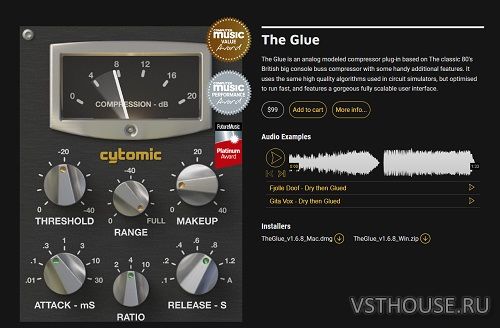 Cytomic - The Glue v1.6.8 VST, VST3 x64