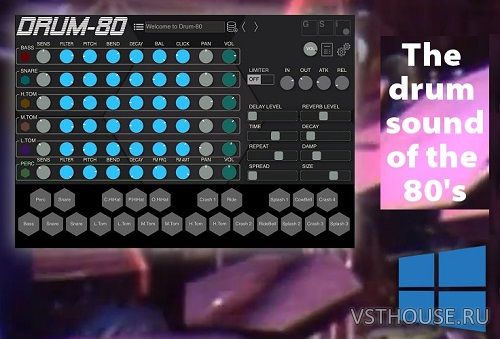 Genuine Soundware - Drum-80 v1.0.0 SAL, VSTi, VSTi3 x64