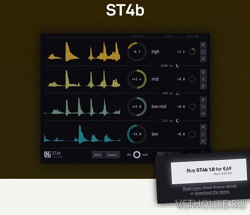 LHI Audio - ST4b v1.0.3 [Retail] VST, VST3, CLAP x64