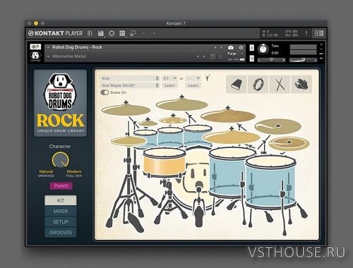 Robot Dog Drums - Rock v1.0.0 (KONTAKT)