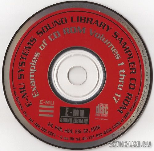 E-MU - EIIIX Sound Library (17 CD) (WAV)
