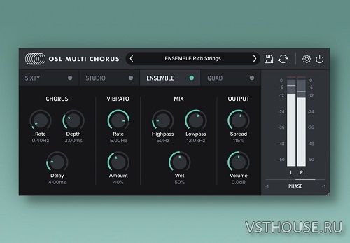 Oblivion Sound Lab - OSL Multi Chorus v1.0.0 VST3, AU WIN.OSX x64