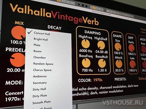 Valhalla DSP - Valhalla VintageVerb v4.0.5 VST, VST3, AAX x64 R2R