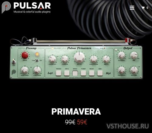 Pulsar Audio - Pulsar Primavera v1.0.12 VST, VST3, AAX x64
