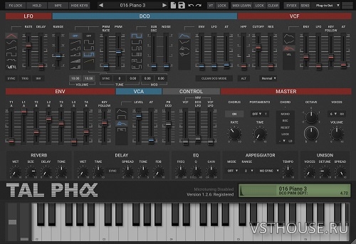 Togu Audio Line - TAL-Pha v1.3.9 VSTi, VSTi3, AAX, CLAP x64