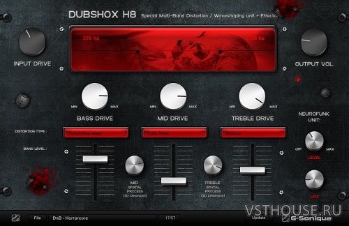 G-Sonique - DUBSHOX H8 Multi-Band Distortion VST x86