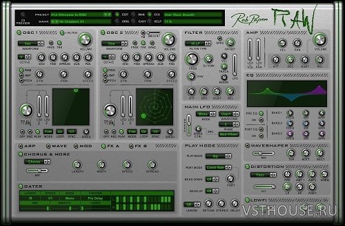 Rob Papen - RAW 1.0.4a VSTi, AAX, NKS x86 x64