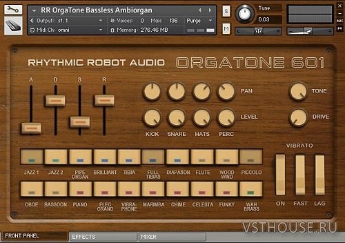 Rhythmic Robot - OrgaTone 601 (KONTAKT)