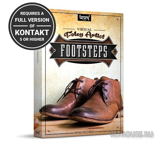 BOOM Library - Virtual Foley Artist - Footsteps (KONTAKT, WAV)