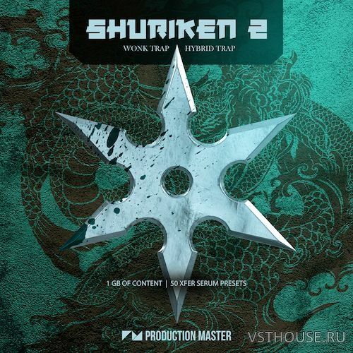 Production Master - Shuriken 2 - Wonk & Hybrid Trap (WAV, SERUM)