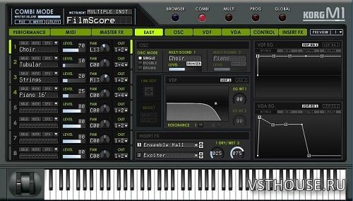 KORG - M1 2.2.1 STANDALONE, VSTi, AAX, AUi WIN.OSX x64