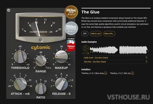 Cytomic - The Glue v1.6.6 VST, VST3 x64