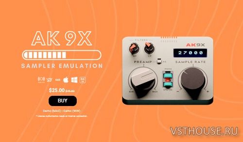 Beatskillz - AK9X v1.0.0 VST3, AAX x64