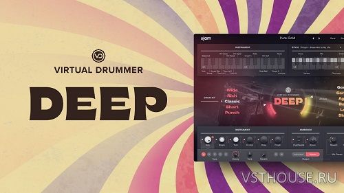 UJAM - Virtual Drummer Deep v2.4.0 VSTi, VSTi3 x64