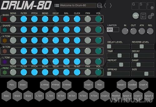 Genuine Soundware - Drum-80 v1.1.0 SAL, VSTi, VST3i x64