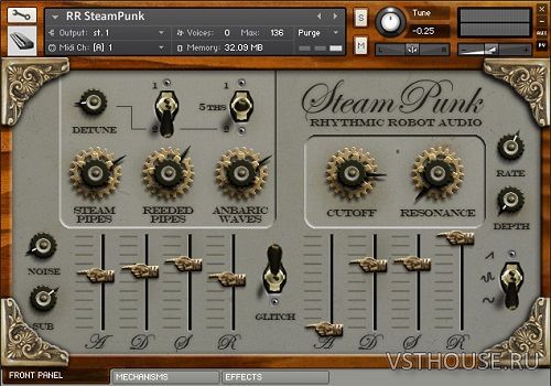 Rhythmic Robot Audio - SteamPunk (KONTAKT)