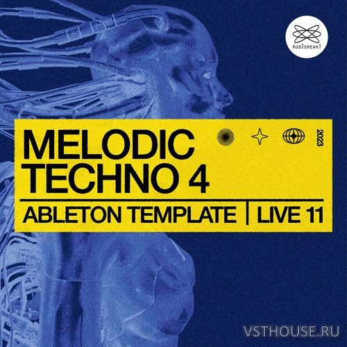 Audioreakt - Melodic Techno 4 - Ableton Template (Ableton Live, WAV)