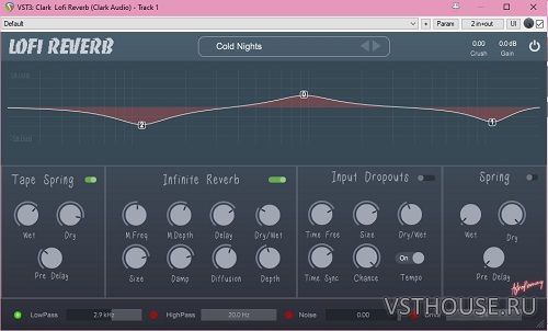 Clark Audio - Lofi Reverb v1.0.2 VST, VST3, AU WIN.OSX x64