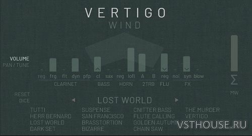 Cinematique Instruments - Vertigo Wind (KONTAKT)