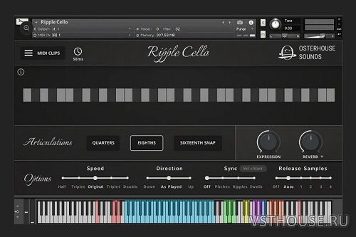 Osterhouse Sounds - Ripple Cello 1.2.0 (KONTAKT)