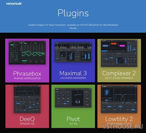 Venomode - Plugins Bundle v2024.10 VST, VST3, AAX x64