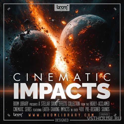 Boom Library - Cinematic Impacts Designed (WAV)