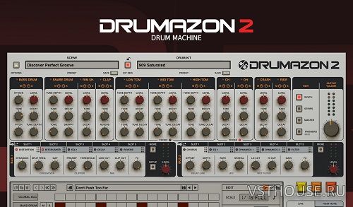 D16 Group - Drumazon 2 v2.0.6 VST, VST3, AAX х86 х64 [R2R]