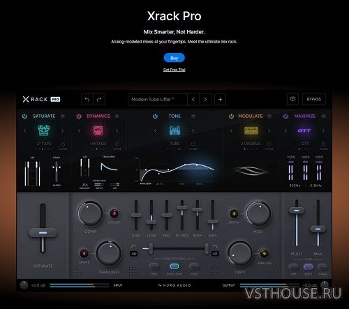 Nuro Audio - Xrack Pro v1.0.2 VST3, AAX, x64 [Zom]