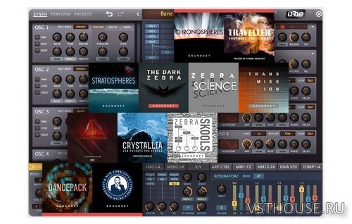 Heckmann Audio - u-he Zebra Legacy, The Dark Zebra v2.9.4 VTSi, VST3i