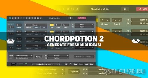 Feelyoursound - ChordPotion 2.4.0 VSTi3, AU WIN.OSX x64 [R2R]