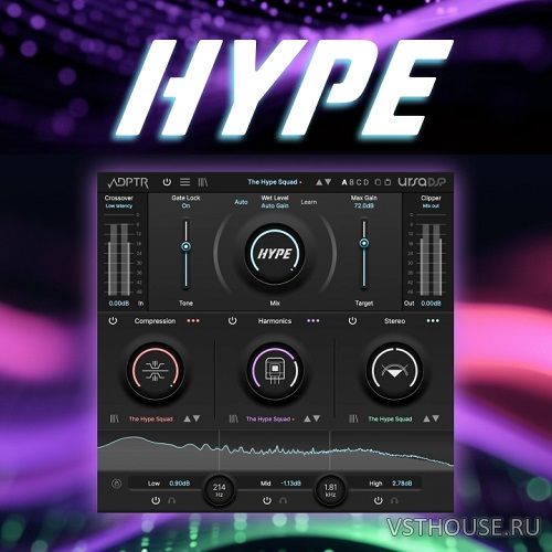 Plugin Alliance - ADPTR Hype v1.5.0 VST, VST3, AAX [BUBBiX]