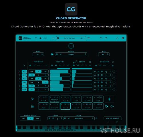 Mario Nieto - Chord Generator v1.0.0 VST3, SAL x64 [R2R]