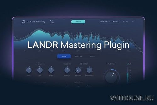 LANDR - Mastering Plugin Pro v1.1.22 VST3, AAX х64 [R2R]