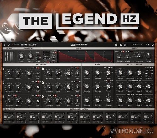 Synapse Audio Software - The Legend HZ v2.0.2 VST, VST3, AAX [V.R]