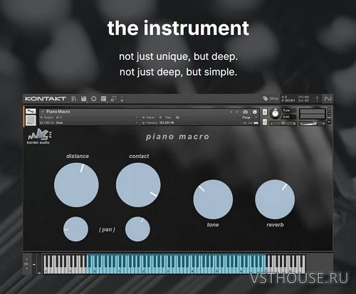 Border Audio - Piano Macro (KONTAKT)