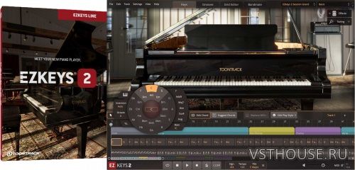 Toontrack - EZkeys 2.1.3 Update STANDALONE, VSTi3, AAX, AU WIN.OSX x64