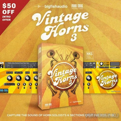 Big Fish Audio - Vintage Horns 3 (KONTAKT)