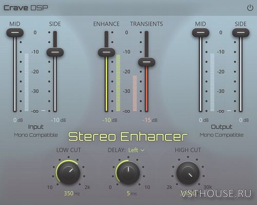 Crave DSP - Stereo Enhancer v1.0.5 VST, VST3, AAX х64 [BUBBiX]