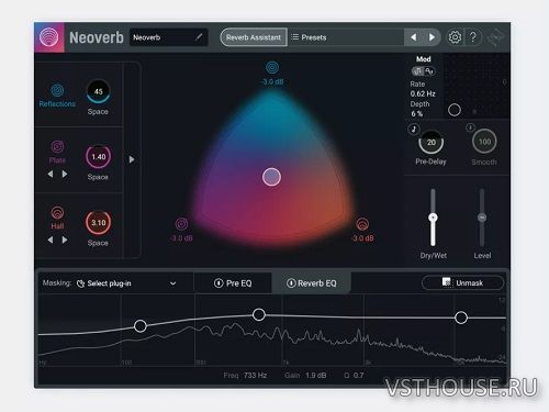 iZotope - Neoverb Pro 1.4.0 VST3, AAX x64 [R2R]