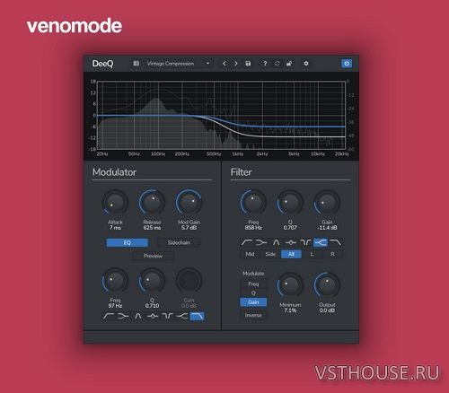 Venomode - DeeQ v1.5.5 VST, VST3, AAX x64 [BUBBiX]