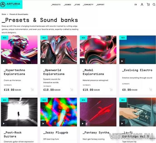 Arturia - Sound Banks 2025.8 Updates Only (SOUNDBANK) [21.08.2025] V.R