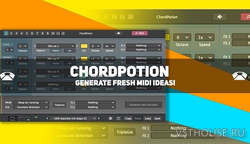 FeelYourSound - ChordPotion v2.5.0 VSTi, VSTi3 x64 [R2R]