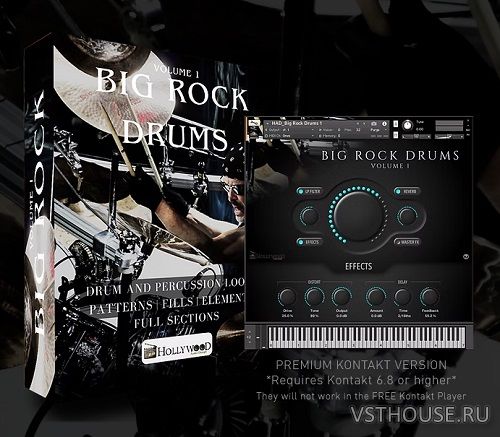 Hollywood Audio Design - Big Rock Drums Volume 1